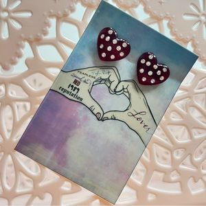 TAYLOR SWIFT ERAS TOUR LOVER HEART STUD EARRINGS